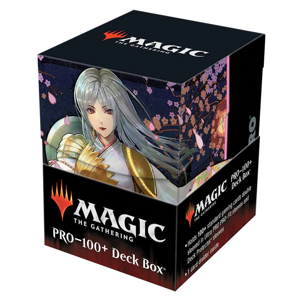 Magic: The Gathering: Kamigawa Neon Dynasty The Wandering Emperor 100+ Deck Box - Ultra Pro - Deck Box