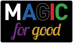 Magic For Good Big Letters Playmat - Travis Woo - Mockup