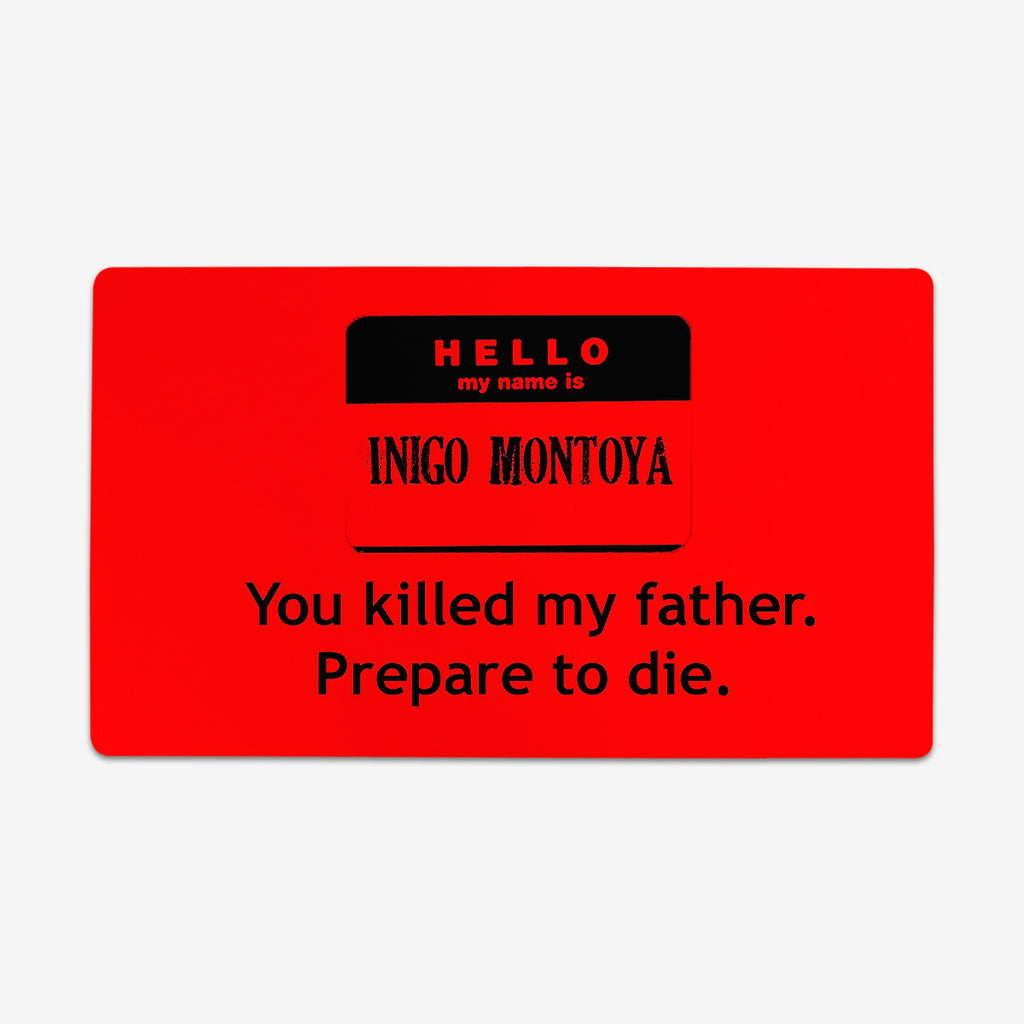 Prepare to Die Thin Desk Mat - Malocide - Mockup