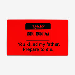 Prepare to Die Thin Desk Mat - Malocide - Mockup