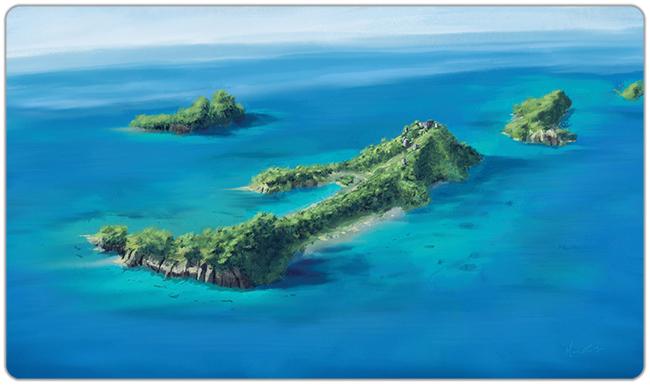 Tropical Atoll Playmat - Mark Orr Jr - Mockup