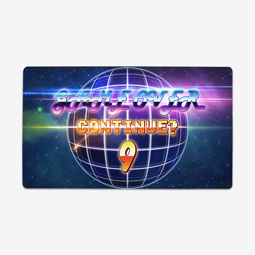 Game Over Playmat - Martin Kaye - Mockup