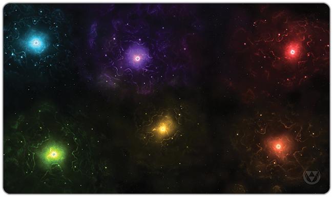 Infinity Constellation Thin Desk Mat - Martin Kaye - Mockup