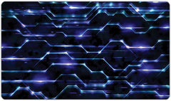 Neon Tech V2 Playmat - Martin Kaye - Mockup