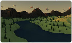 Sunset Good Playmat - Matthew McConnell - Mockup