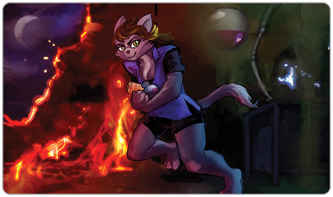 Cat Burglar Playmat - Meghan Burden - Mockup