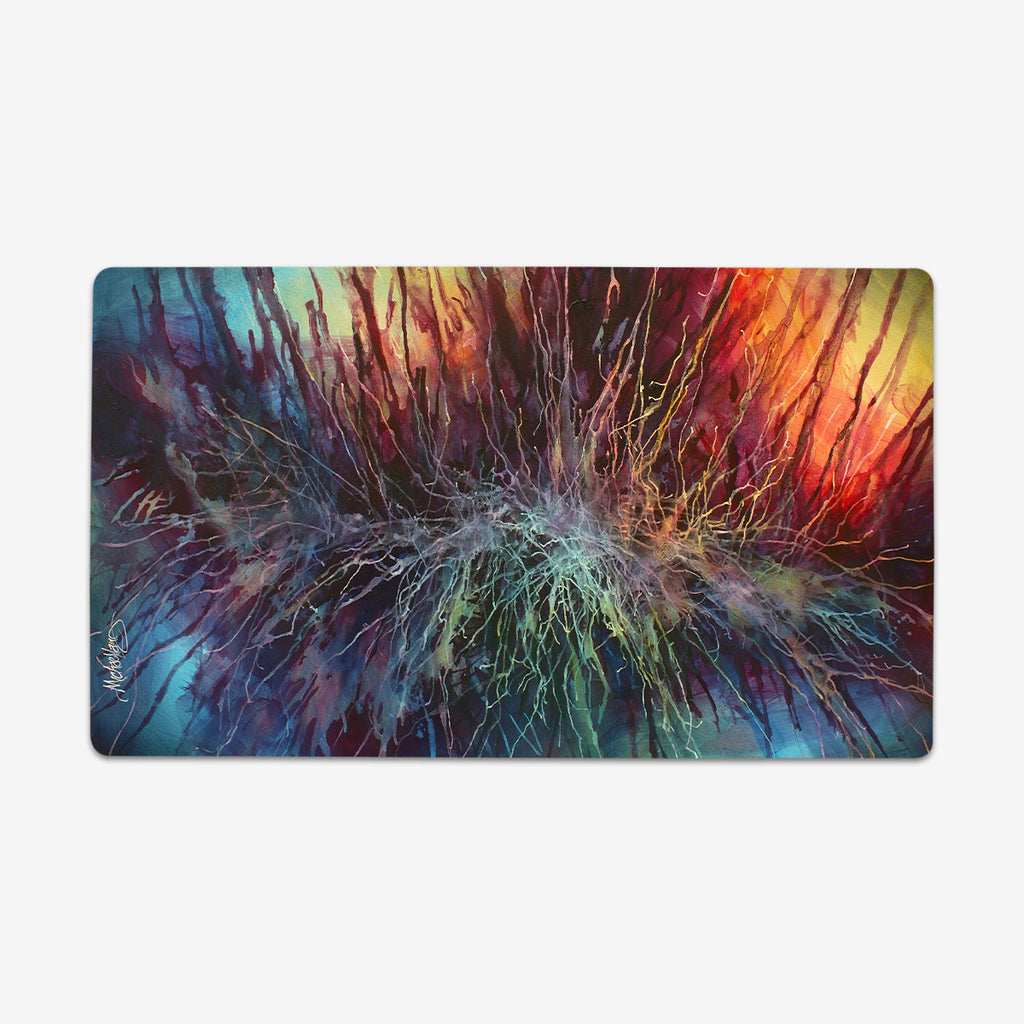 Fading Anomaly Thin Desk Mat - Michael Lang - Mockup