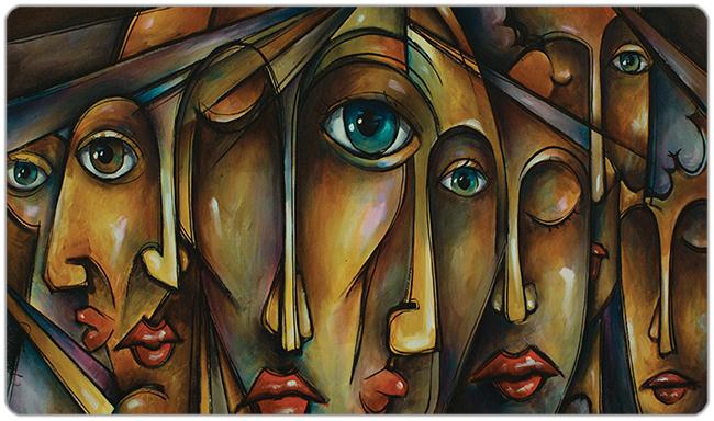 Portrait Playmat - Michael Lang - Mockup