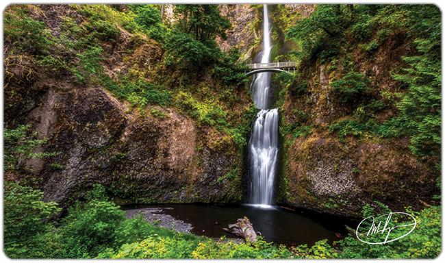 Mystical Waterfall Playmat - Minhaz Sarker - Mockup