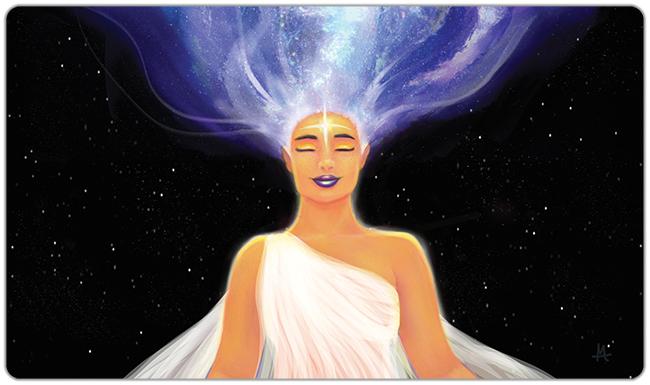 Galaxy Girl Playmat - Morgan Hawthorn - Mockup