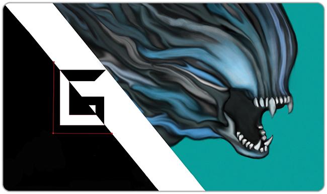 Skull Banner Playmat - Morgan Hawthorn - Mockup