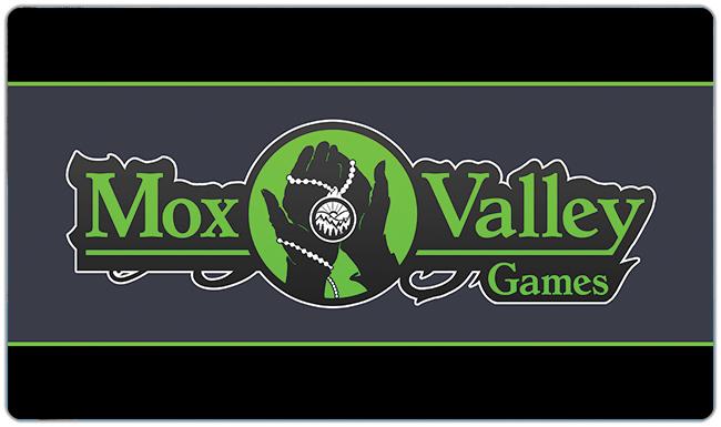 Mox Valley Logo Playmat - Kate Becker - Mockup