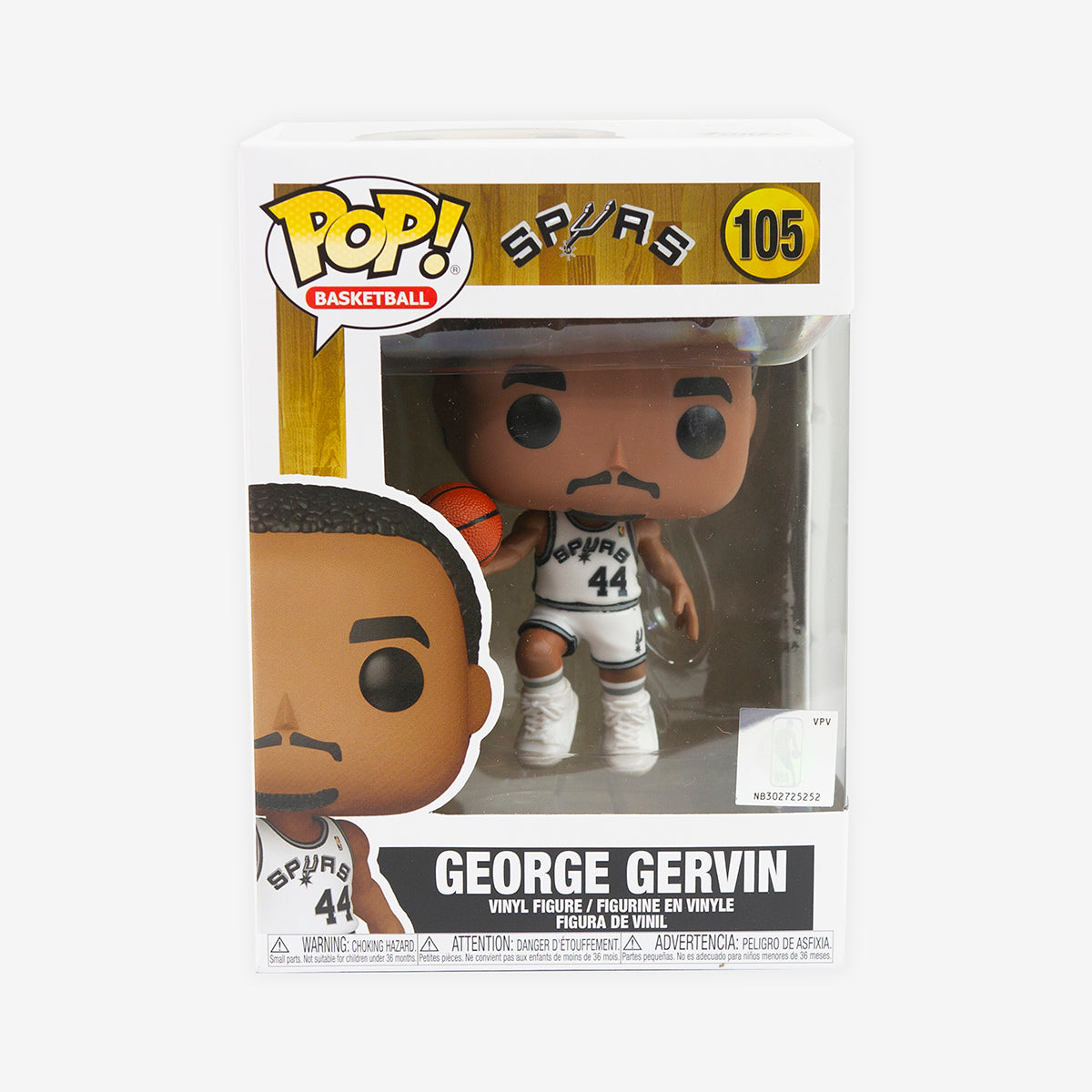 Funko Pop! San Antonio Spurs - George Gervin (Home Uniform) Inked Gaming