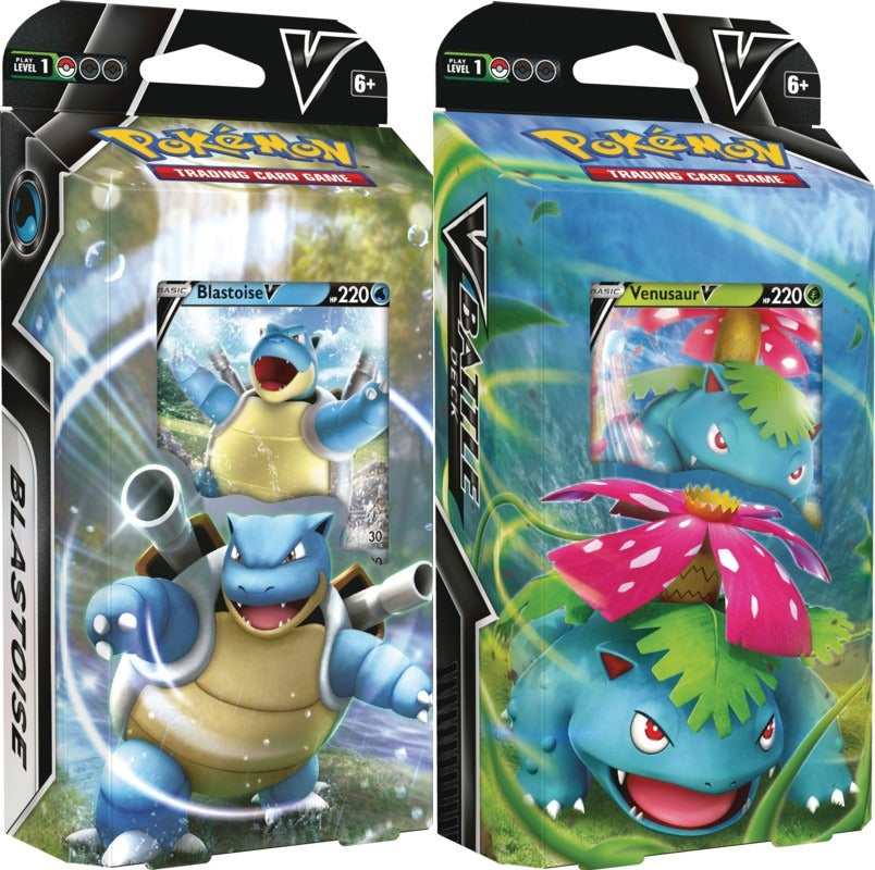 Pokemon TCG: V Battle Deck - Venusaur V and Blastoise V - Pokemon - Booster Boxes
