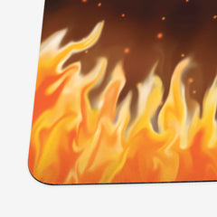 Fire Wall Playmat - Nathan Dupree - Corner
