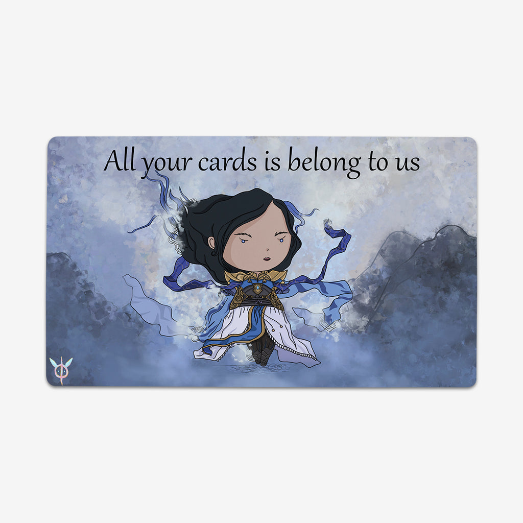 All your Cards is Belong to Us Playmat