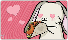 Taco Bunny Loves You Playmat - Neferentium - Mockup