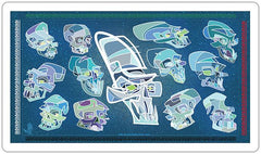 Crystal Skulls Playmat - Nelson Garcia - Mockup