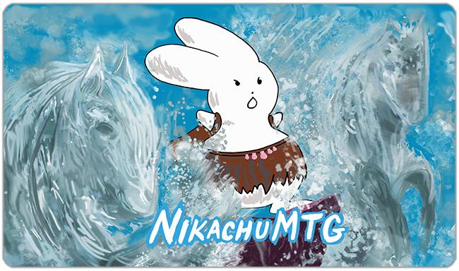 Bunny of Waves Playmat - Nikachu - Mocku