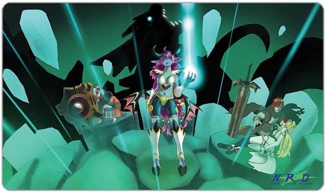 Revived Power Playmat - Ninja Raptor Designs - Mockup