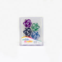 Oakie Doakie Dice D20 Spindown - Inked Gaming - Dice - Speckled