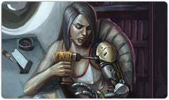 Under Repair Playmat - Olie Art - Mockup