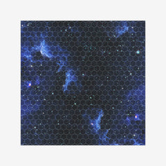 Blue Nebula Wargaming Mat - Paul Terry - Mockup - Hex