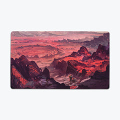 Barren Red Mountain Thin Desk Mat