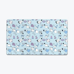 Fun Emoji Pattern Thin Desk Mat