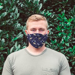 Pixel Planets Cloth Face Mask