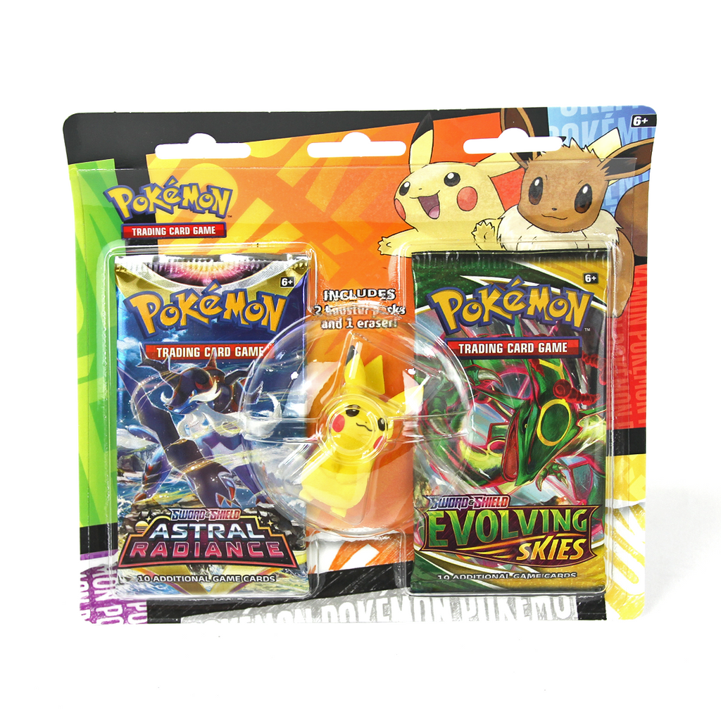 Pokemon TCG: Back To School Eraser Blister Pack