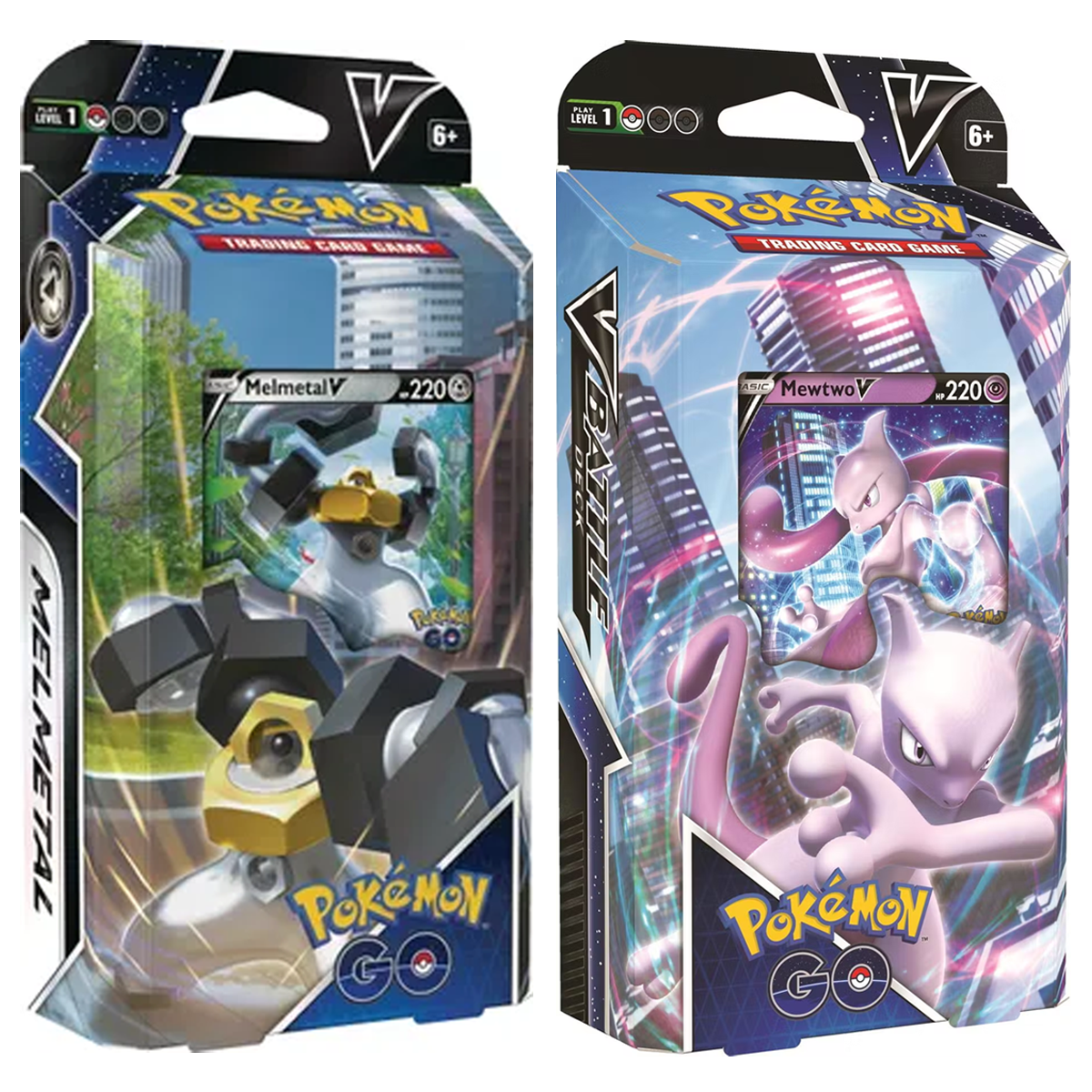  Pokemon Cards: Pokemon GO Mewtwo V Battle Deck : Toys & Games