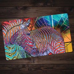 Radiant Zebra Playmat