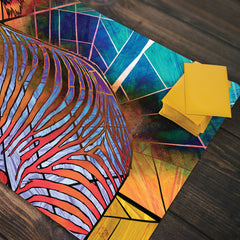 Radiant Zebra Playmat