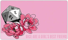 Dice are a Girls Best Friend Playmat - Rachel Weeks - Mockup
