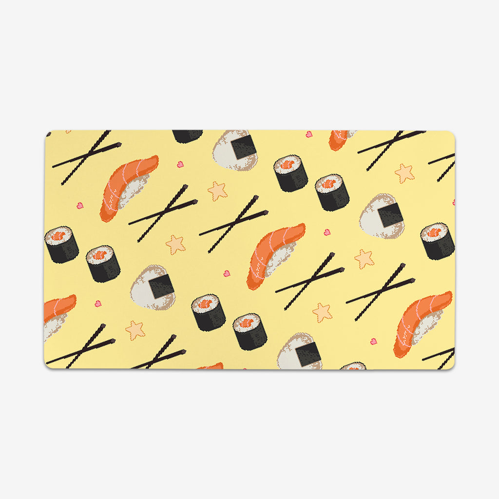Pixel Sushi Playmat - Rakkou Art - Mockup