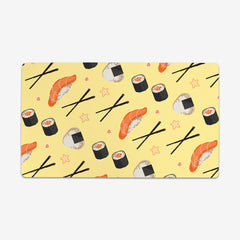 Pixel Sushi Thin Desk Mat - Rakkou Art - Mockup