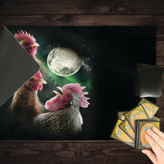 Chicken Moon Playmat