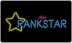 Rankstar Neon Playmat - Team Rankstar - Mockup