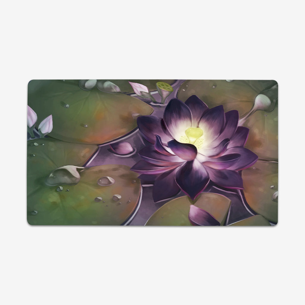Pond Lotus Playmat - Sabina Daldovo - Mockup