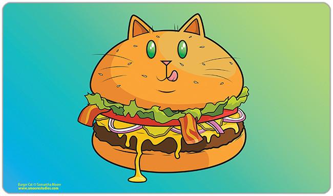 Burger Cat Playmat - Samantha Moore - Mockup