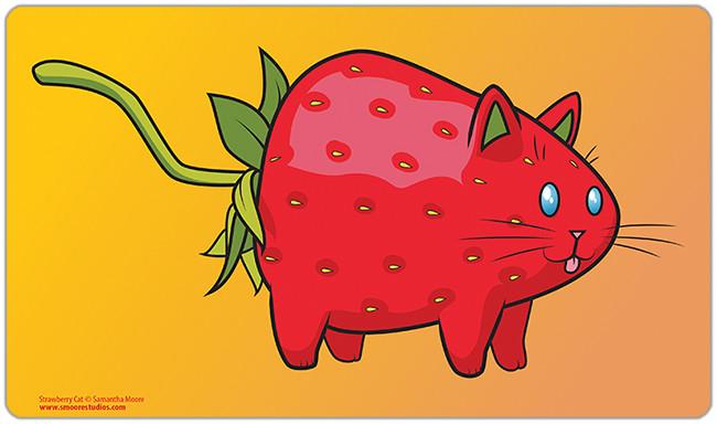 Strawberry Cat Playmat