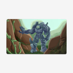 Rock Golem Playmat - Santiago Alducin - Mockup