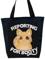 Reporting for Booty Day Tote - ShannaNina - Mockup