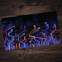 Neon Circuits Playmat