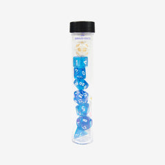 Blue Translucent 7 Die Set - Southern Hobby - Dice 