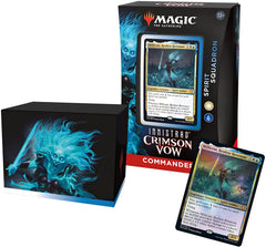 GIFT BUNDLE: Magic: The Gathering: Innistrad - Crimson Vow Commander Decks with Deck Boxes - Wizards of the Coast - Booster Boxes -5 