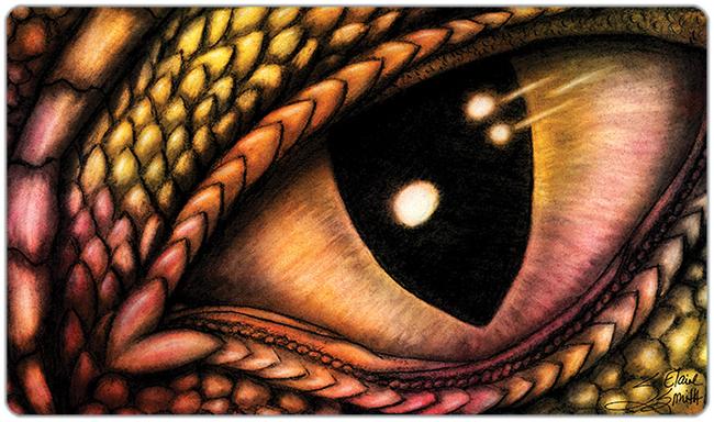 The Eye of the Dragon Playmat - Stephanie Elaine Smith - Mockup