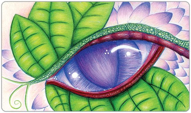 The Jeweled Eye Dragon Playmat - Stephanie Elaine Smith - Mockup