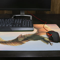 Crystal Dinosaur Phoenix Thin Desk Mat